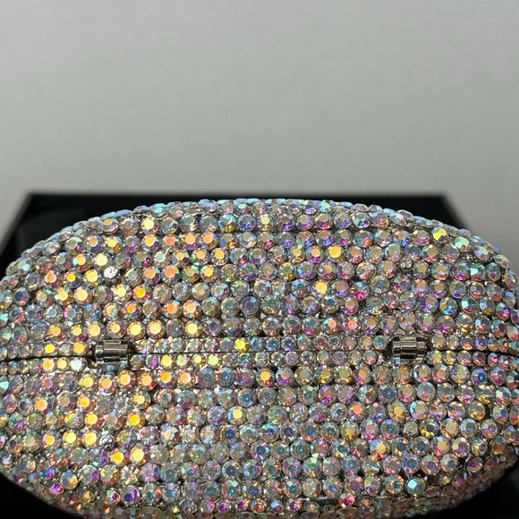 Champagne Bottle Rhinestone Encrusted Clutch w/ Chain – Sweet Bubbly Edition - Picture 9 of 12